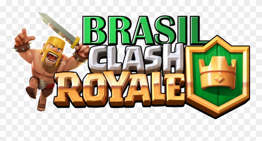 Brasil Clash Royale - Texto Clash Royale Png Clipart