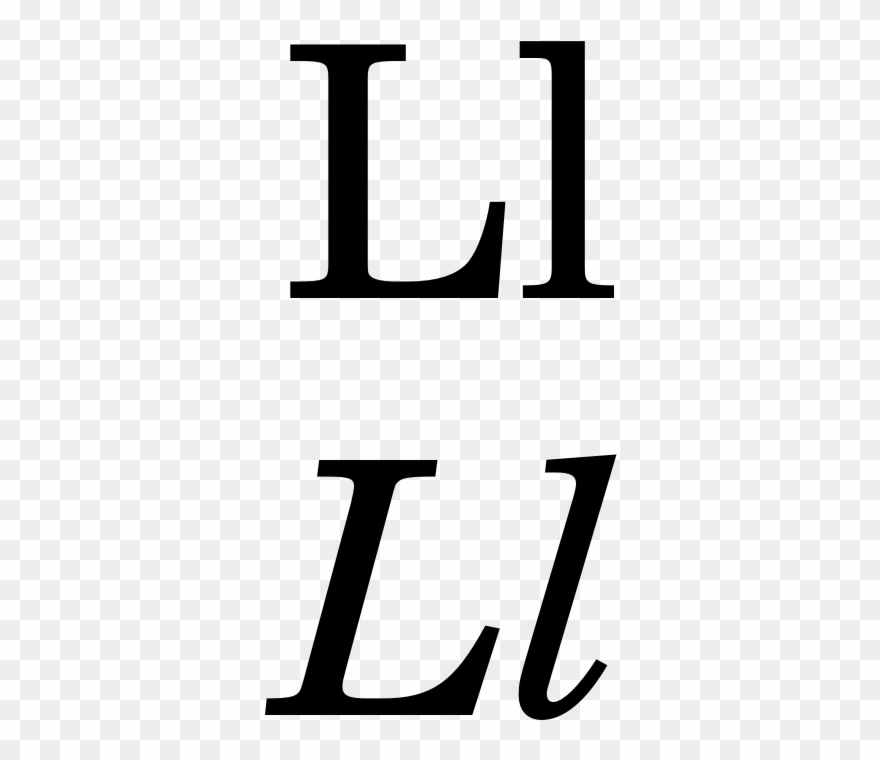 Sary - Latin L - Svg - Latin Clipart