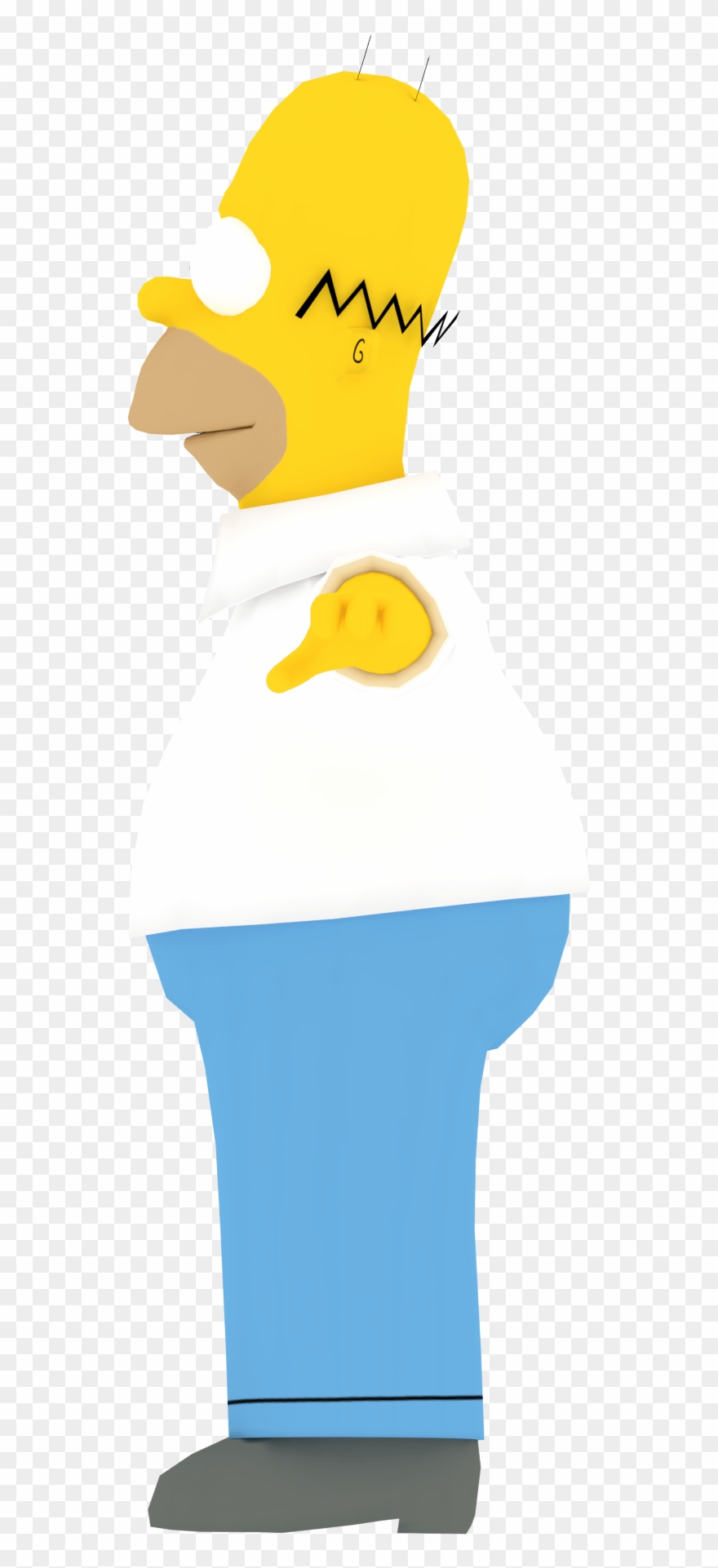 Homer Simpson - Cartoon Clipart