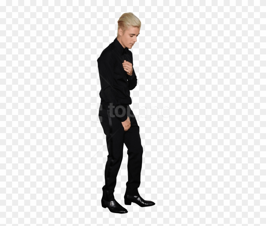 Free Png Justin Bieber In Black Png - Justin Bieber Transparent Png Clipart