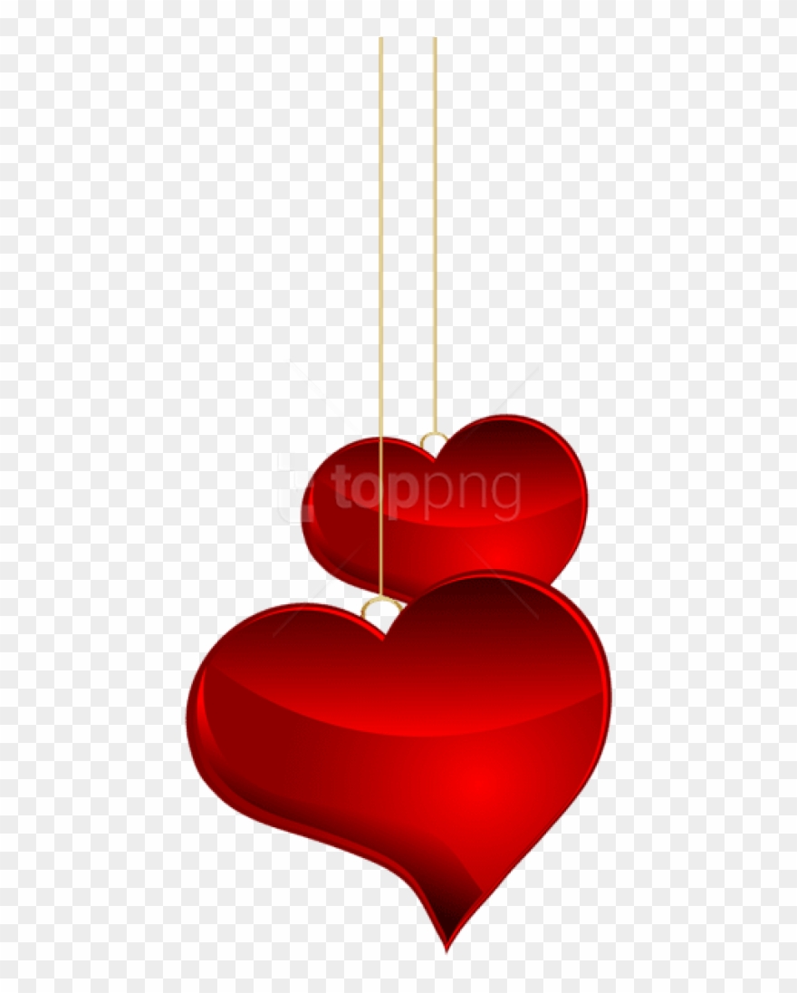 Free Png Download Hanging Hearts Png Images Background - Transparent Hanging Hearts Clipart