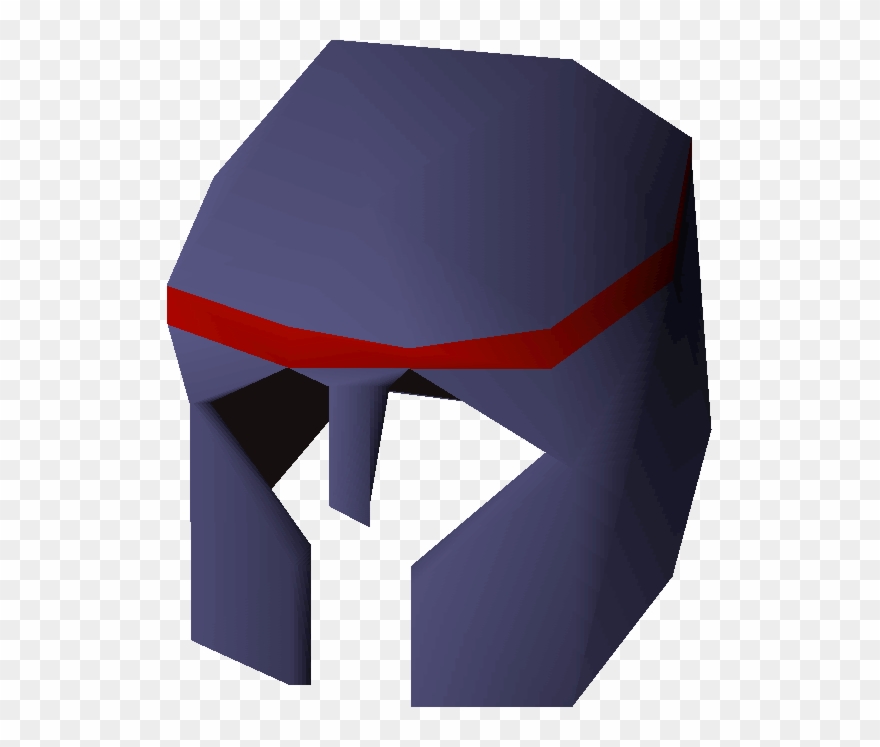 Black Med Helm Runescape Clipart