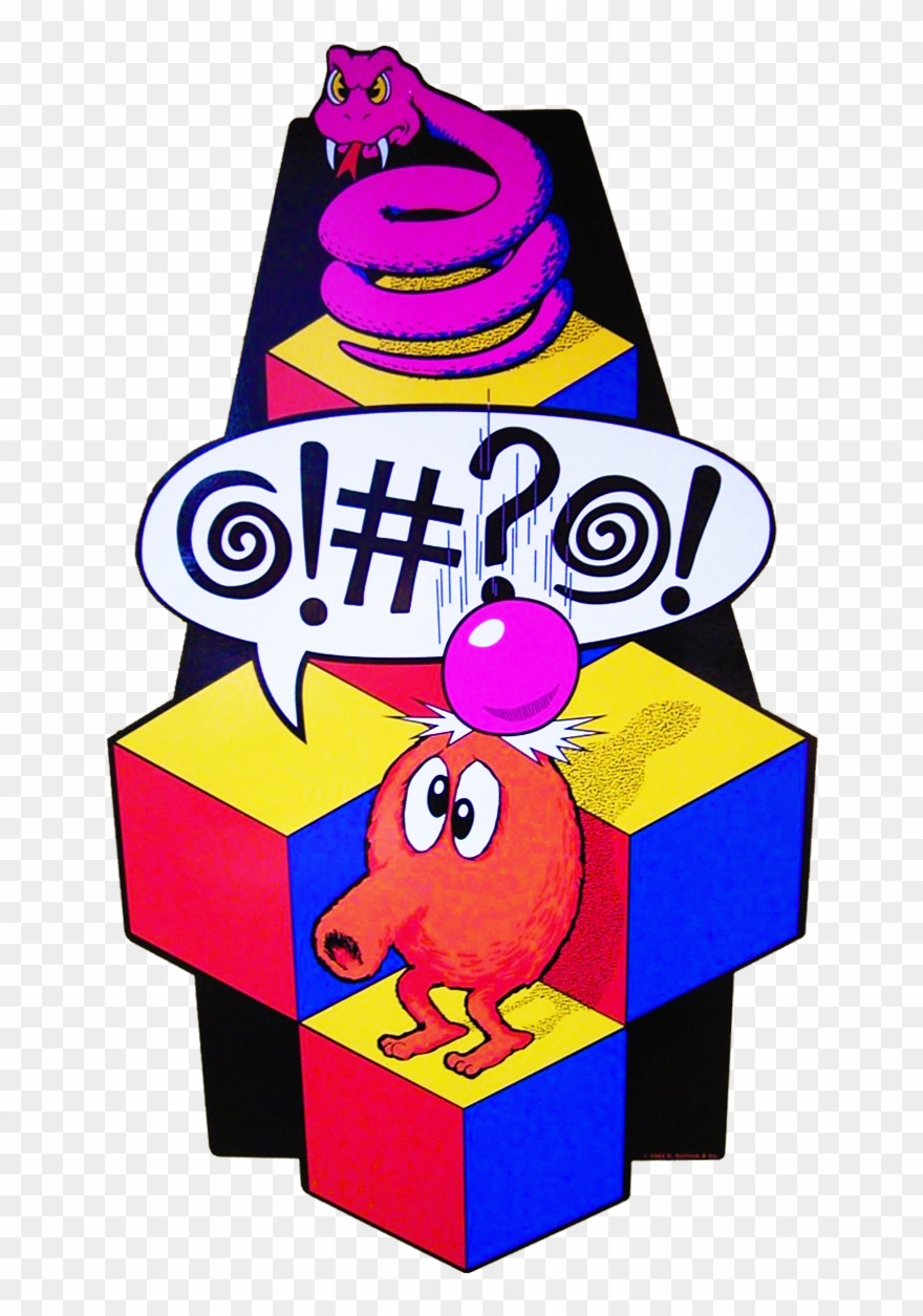 Cabinet Executive Cliparts - Q * Bert Side Art - Png Download