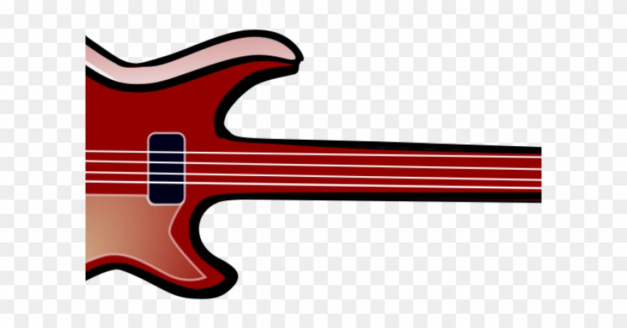 Bass Guitar Clipart Gutar - Electric Guitar Clip Art - Png Download