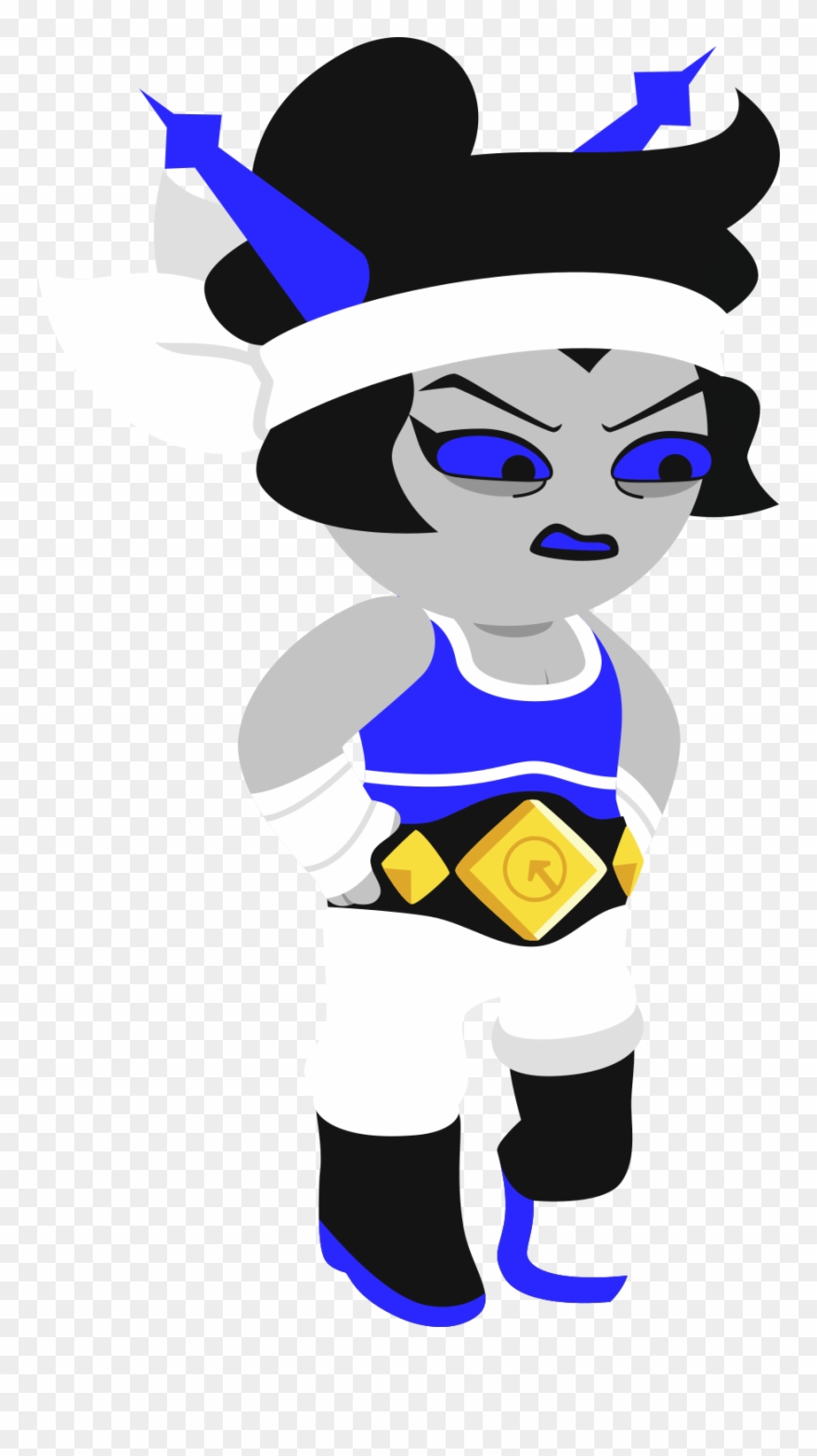 I Tried To Make Her Outfit More Athletic, Since While - Cartoon Clipart