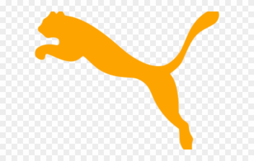Puma Logo Clipart Orange - Orange Puma Logo Png Transparent Png