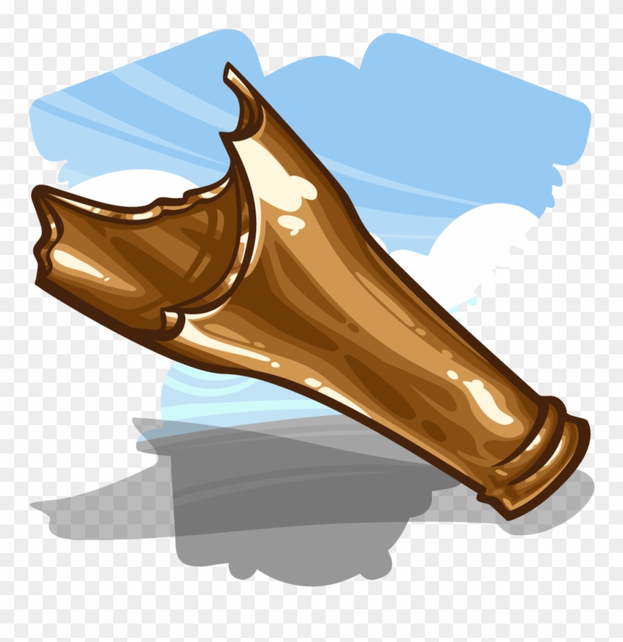 Broken Bottle Png - Broken Beer Bottle Illustration Clipart (#4588033