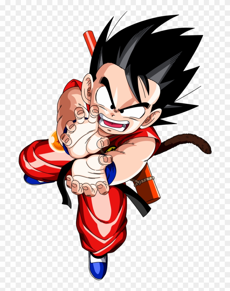 Kid Goku Super Kamehameha By Bardock10 - Goku Kid Kamehameha Clipart