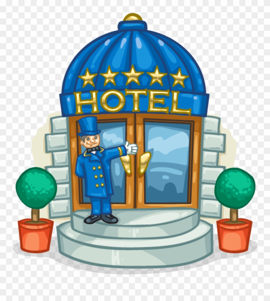 Five Star Hotel - Five Star Hotel Cartoon Clipart