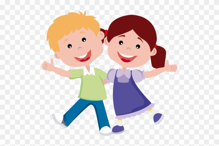 Ninos - Simple Cartoon Children Clipart