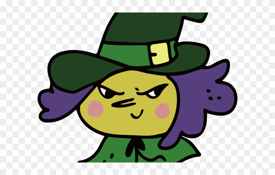 Satanism Clipart Evil - Png Bruja Verde Transparent Png