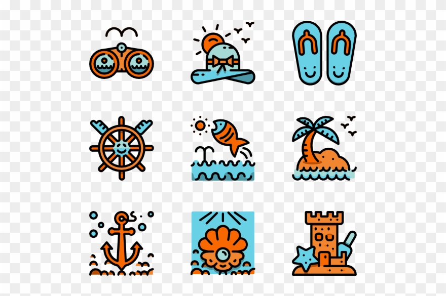 Beach - Aquarium Icon Clipart