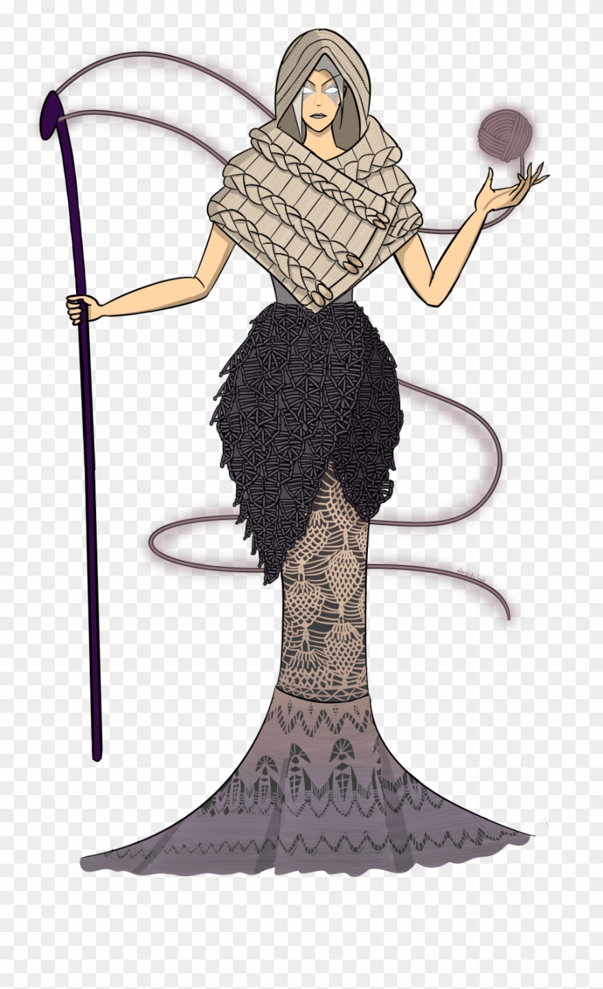 Fiaré Summers Serving You Mystical Magical Hooker - Illustration Clipart