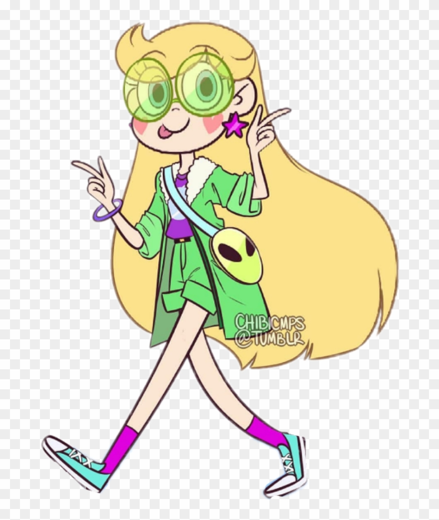 #yolo #alien #starvstheforcesofevil #kawaii #svtfoe - Star Butterfly Chibicmps Clipart
