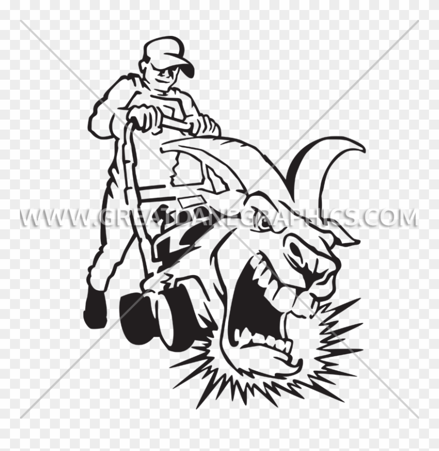 Mower Production Ready - Cartoon Clipart