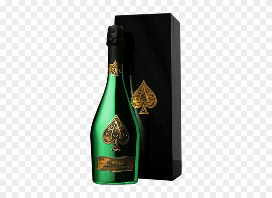 Ace Of Spades Champagne Png Transparent Background - Armand De Brignac Green Ace Of Spades Brut Clipart
