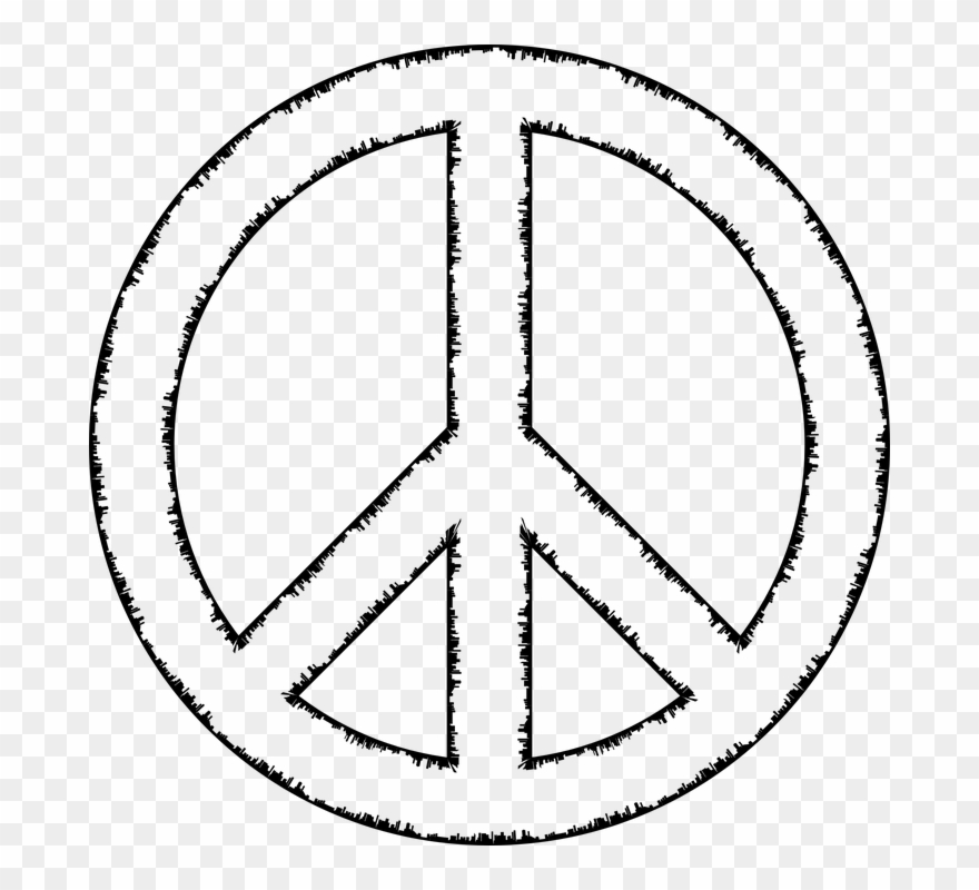 Architecture Buildings Free Vector Graphic On Pixabay - Peace Sign Transparent Background Clipart