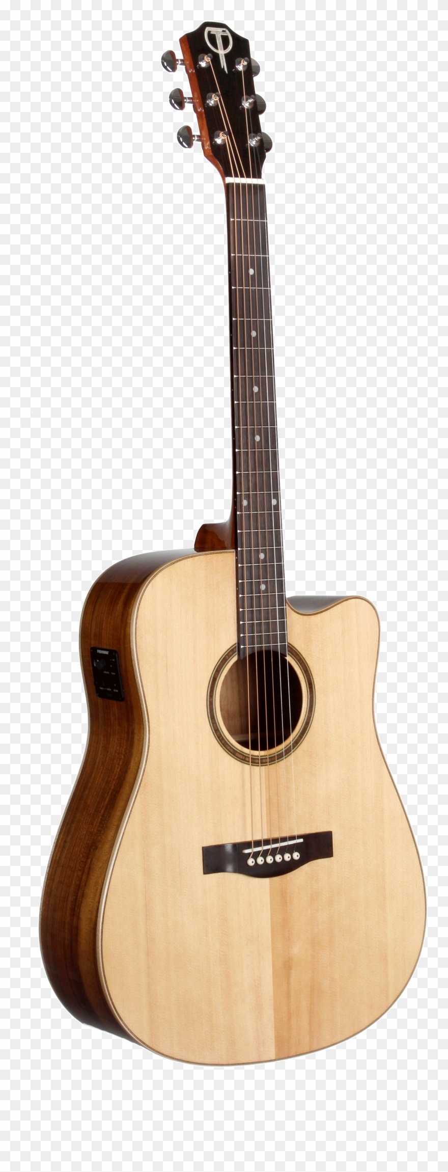 Sts110cent Cutaway With Electronics Guitars Clipart