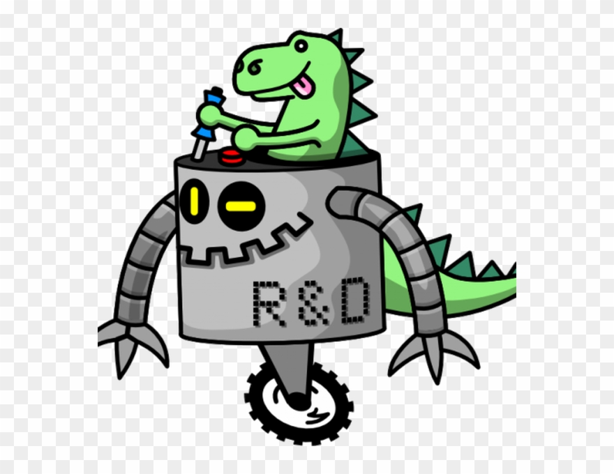 Gavin - Robots And Dinosaurs Clipart