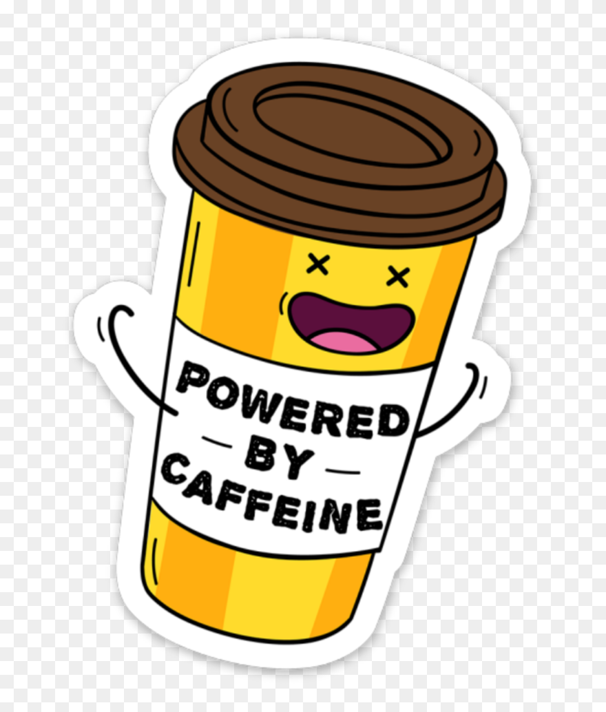 Coffee Sticker - Illustration Clipart