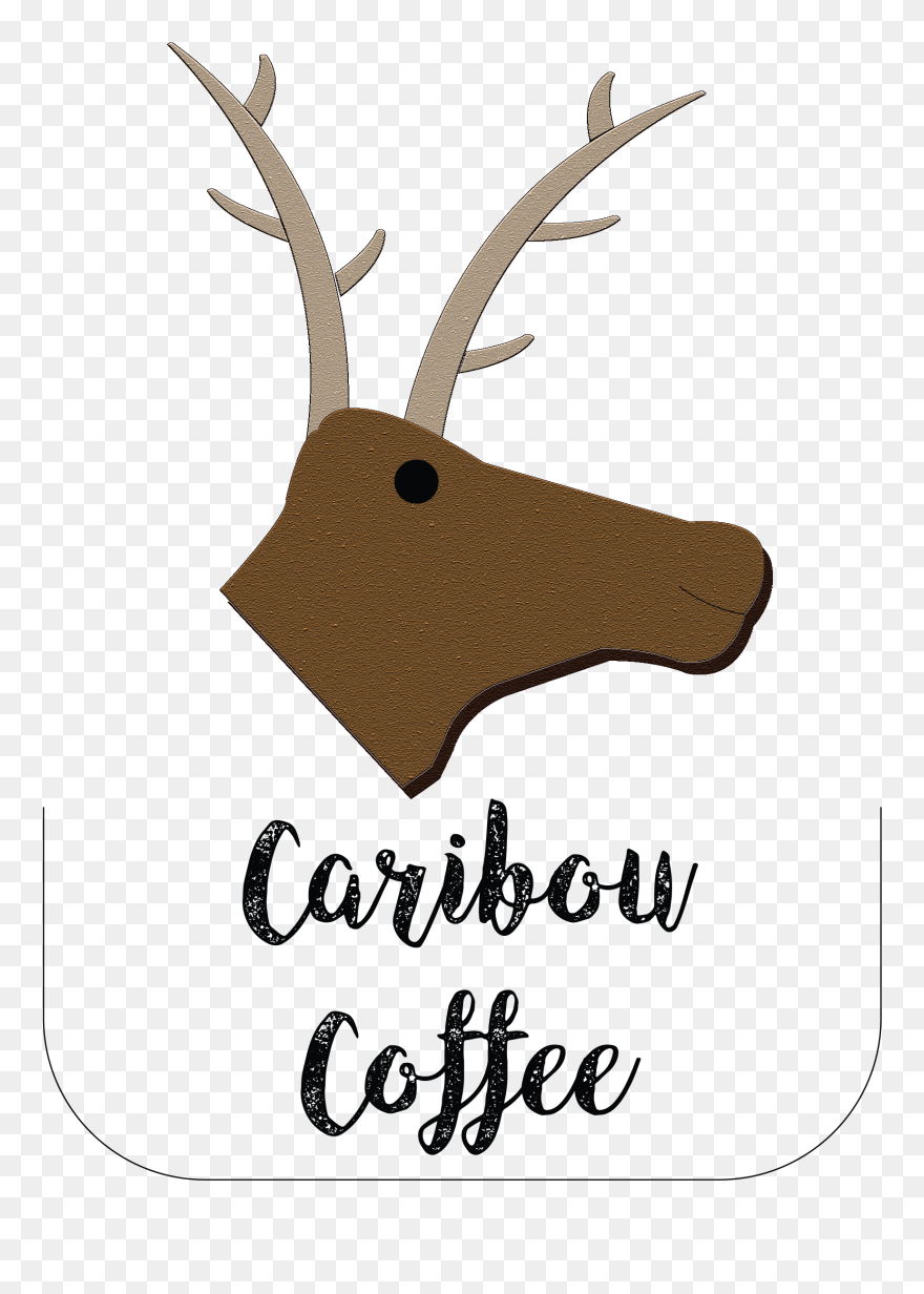 I Went With A More Rustic/grain Look For This Logo - Reindeer Clipart