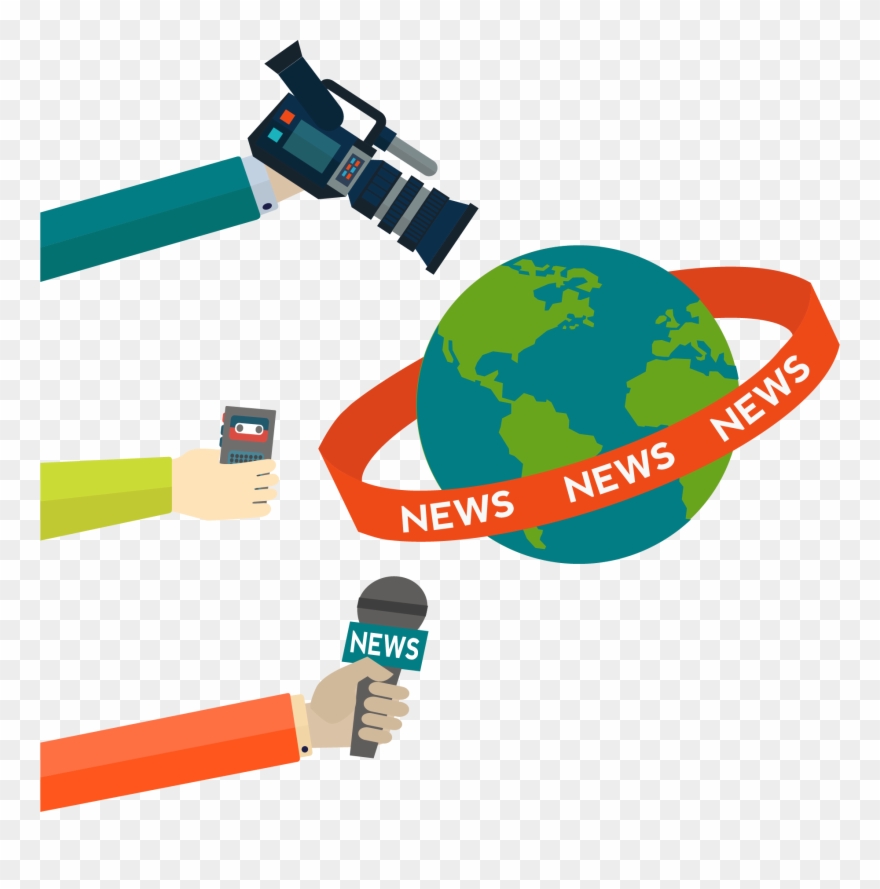 Interview Clipart Tv Host - Media Journalist Png Transparent Png