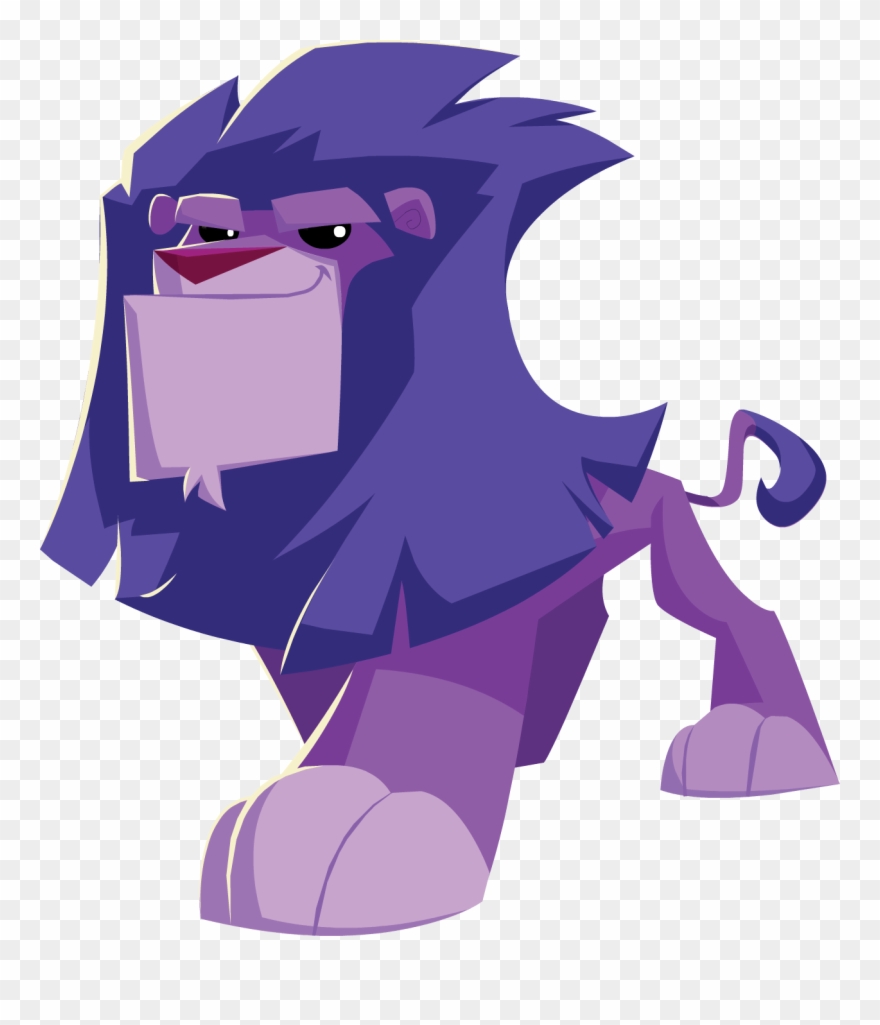 Purple Animal Jam Wiki Fandom Powered - Animal Jam Lion Png Clipart