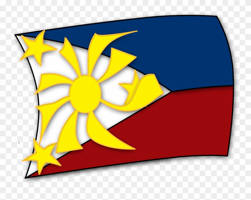 Flag Of The Philippines - Philippine Flag Vector Clipart
