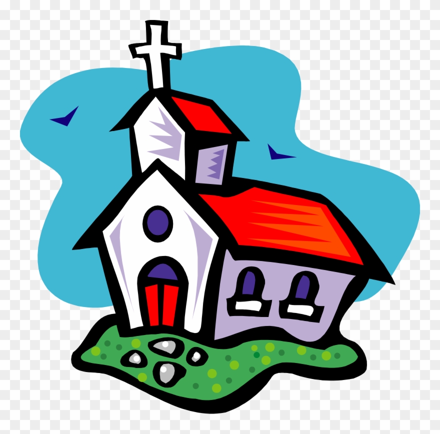 Religion 14 Free Vector - Cartoon Pictures Of A Church Clipart