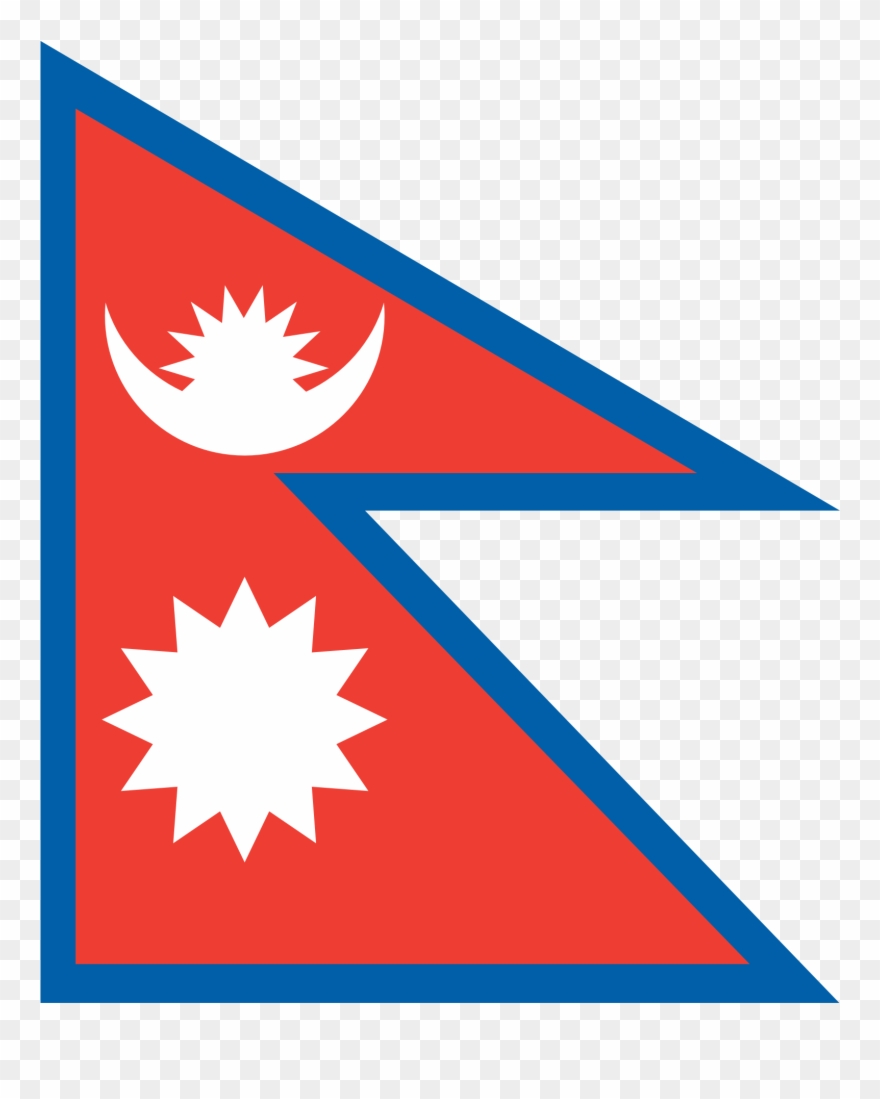Clip Art Nepal Svg - Flag Of Nepal - Png Download
