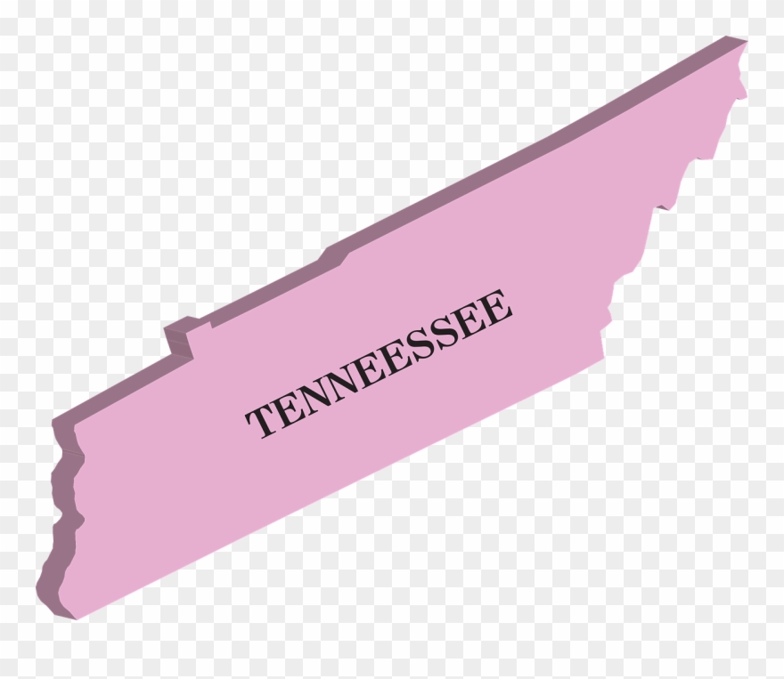 Map Tennessee State - Tennessee Map Clip Art - Png Download