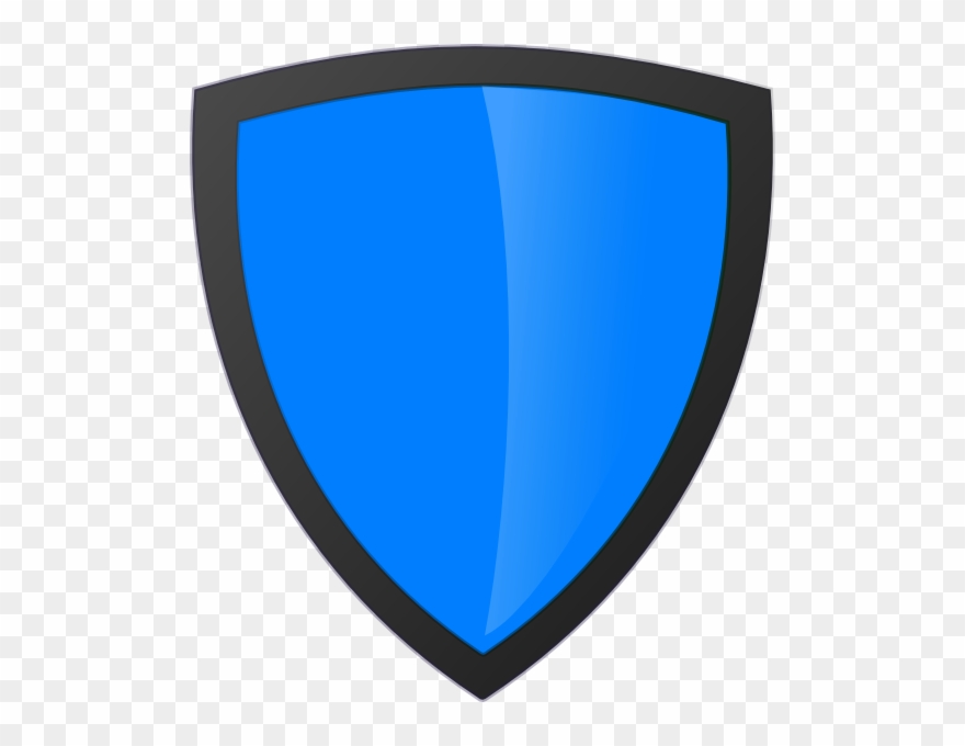 Blue Shield With Dark Edge Svg Clip Arts 534 X 600 - Png Download