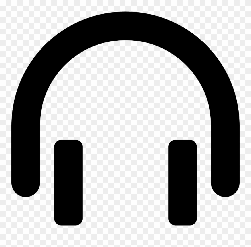 Headphones Music Song Sound Listen Svg Png - Simbolo De Interseccion De Conjuntos Clipart