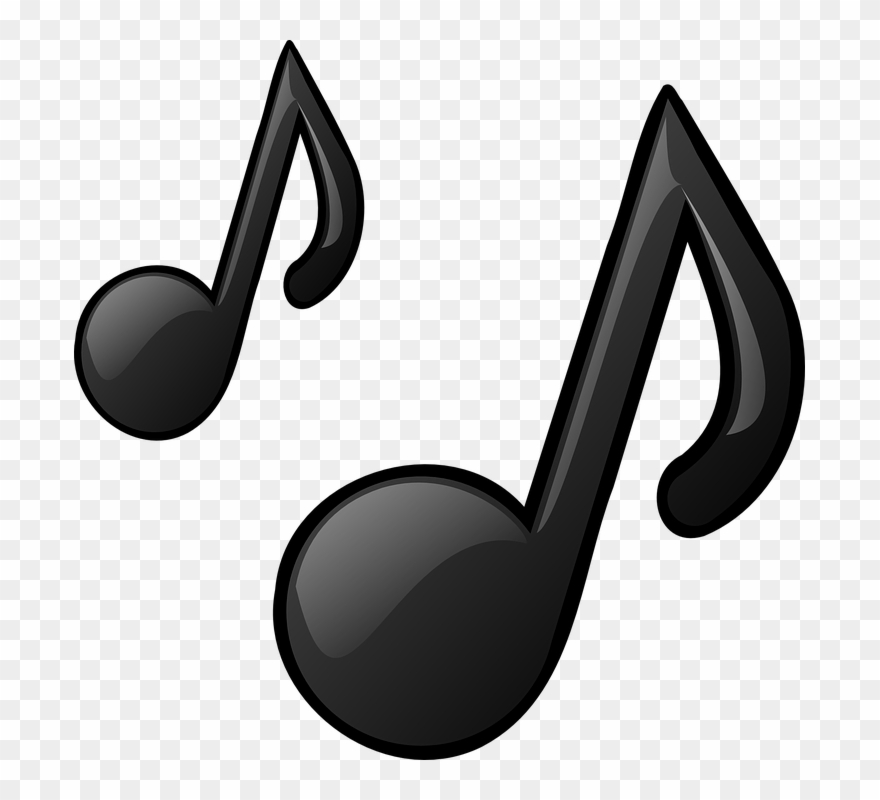 Song Clipart Music Note - Cartoon Music Note - Png Download