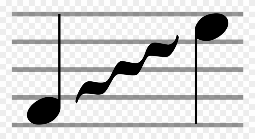 A Continuous - Glissando Music Clipart