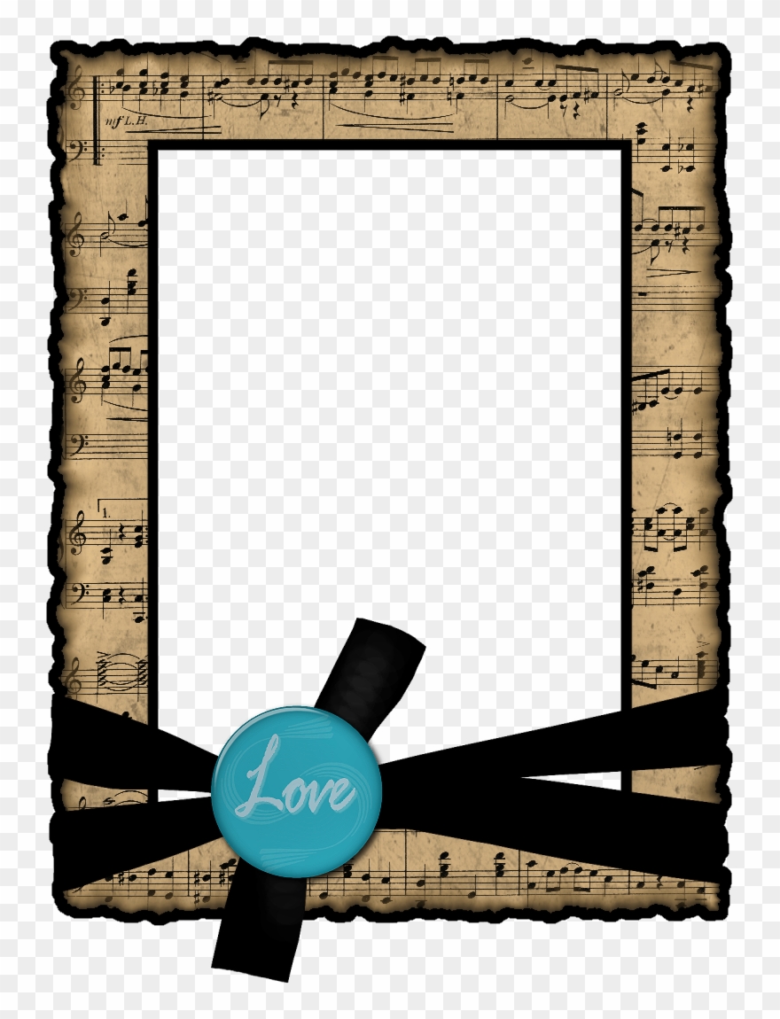 Create With Tlc - Music Frames Png Transparent Clipart