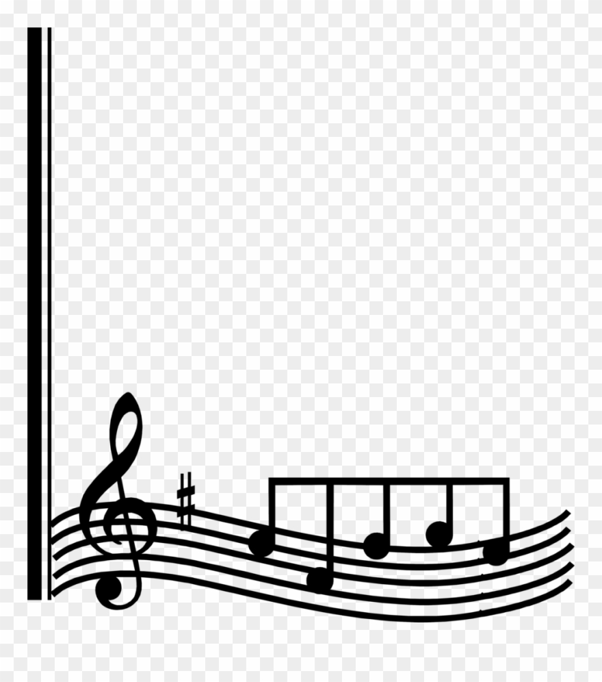 Music Border Png - Music Clipart Border Transparent Png