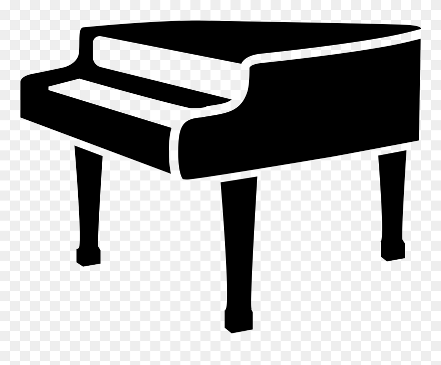 19 Piano Clipart Free Stock Black And White Huge Freebie - Jazz Piano - Png Download