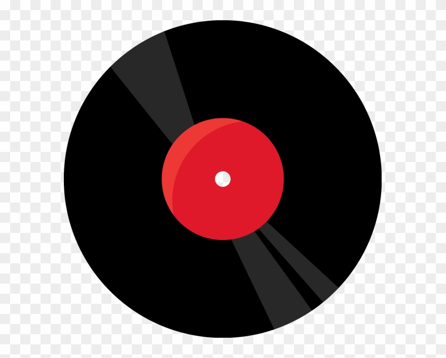 Record Red Clipart