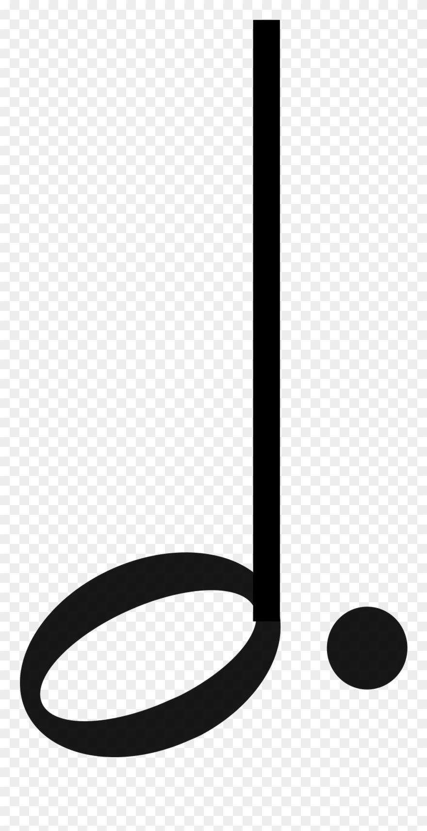 Related Wallpapers - Music Dotted Half Note Clipart