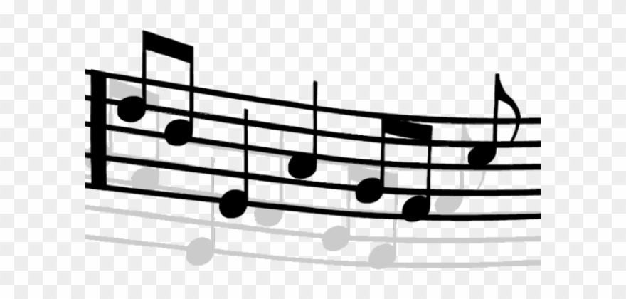 Music Staff Clipart - Transparent Background Musical Notes Gif - Png Download