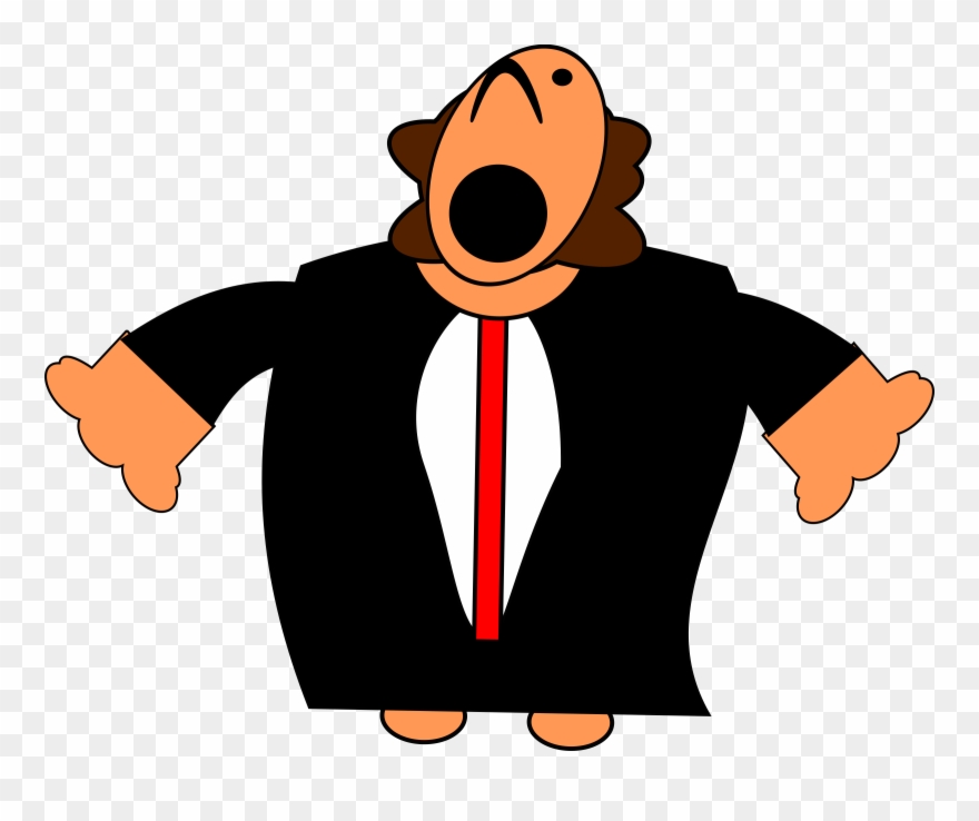 Big Image - Opera Singer Clipart - Png Download