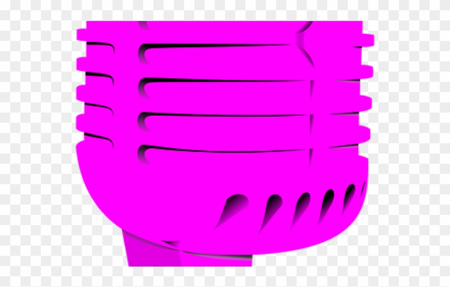 Pink Singer Clipart Microphone - Microphone - Png Download