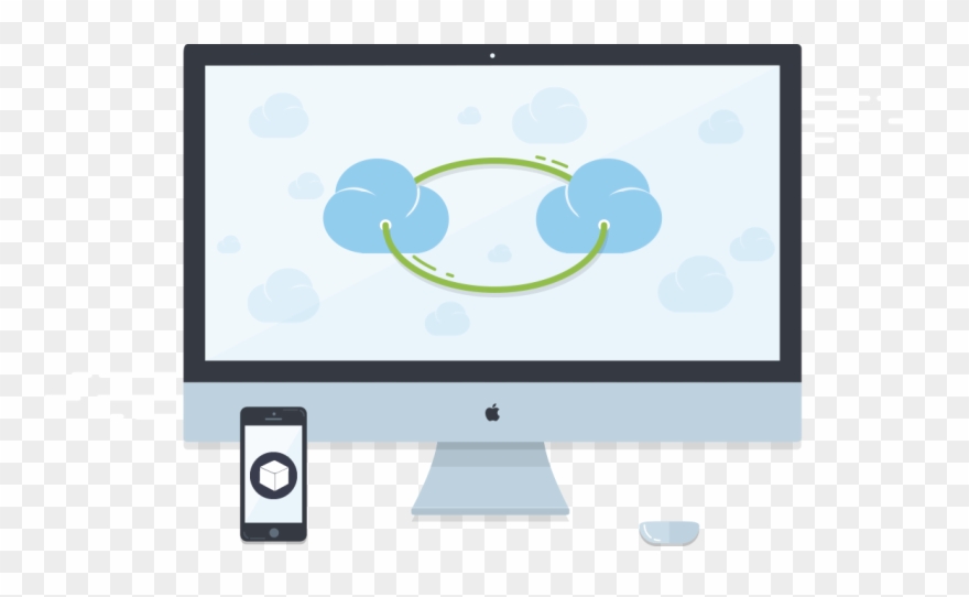 Cloud Accounting Technology - Illustration Clipart