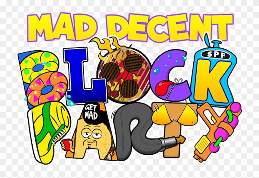 Mad Decent Block Party - Mad Decent Block Party Mexico Clipart