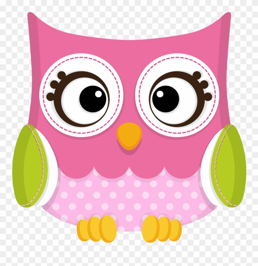 P's School Mascot Is The Owl - Girl Owl Clip Art - Png Download