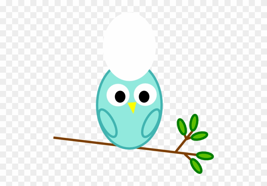 Mint Owl Svg Clip Arts 600 X 533 Px - Png Download