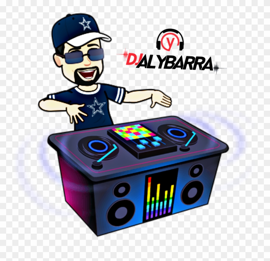 The Dj Al Ybarra Block Party Clipart