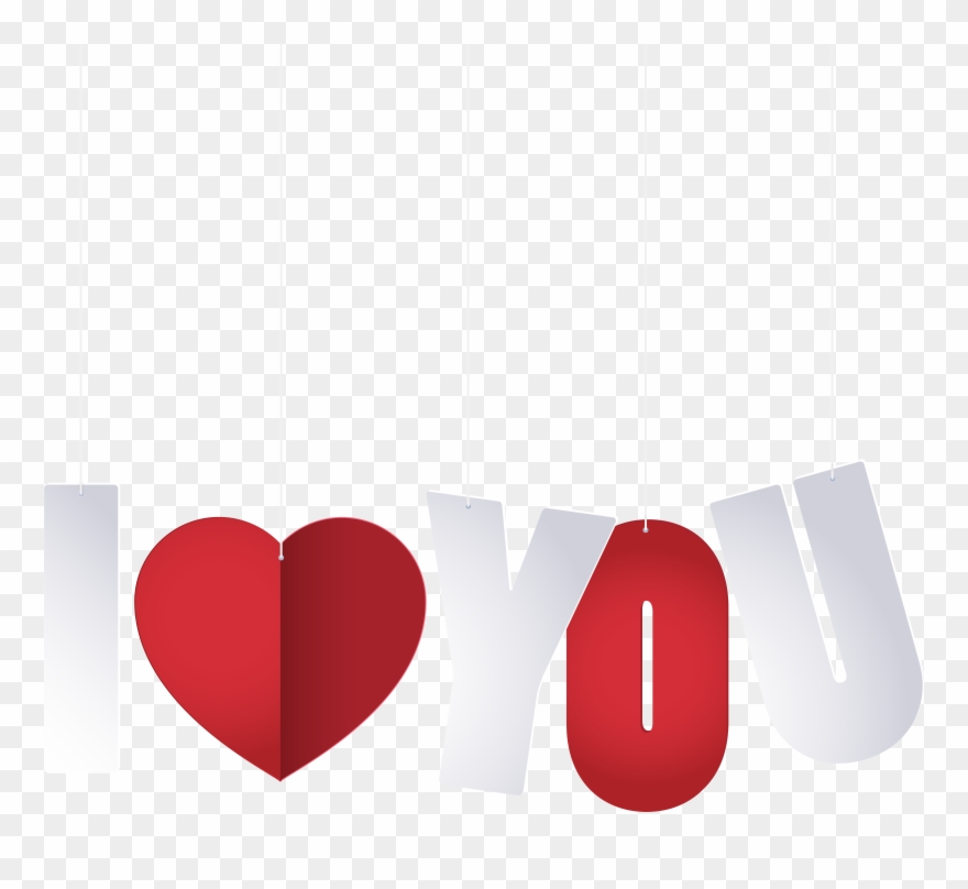 I Love You Clip Art - Png Download