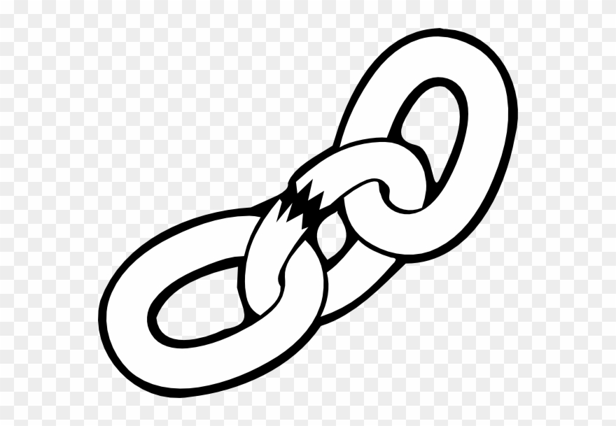 Family Chain Cliparts - Chain Black And White - Png Download